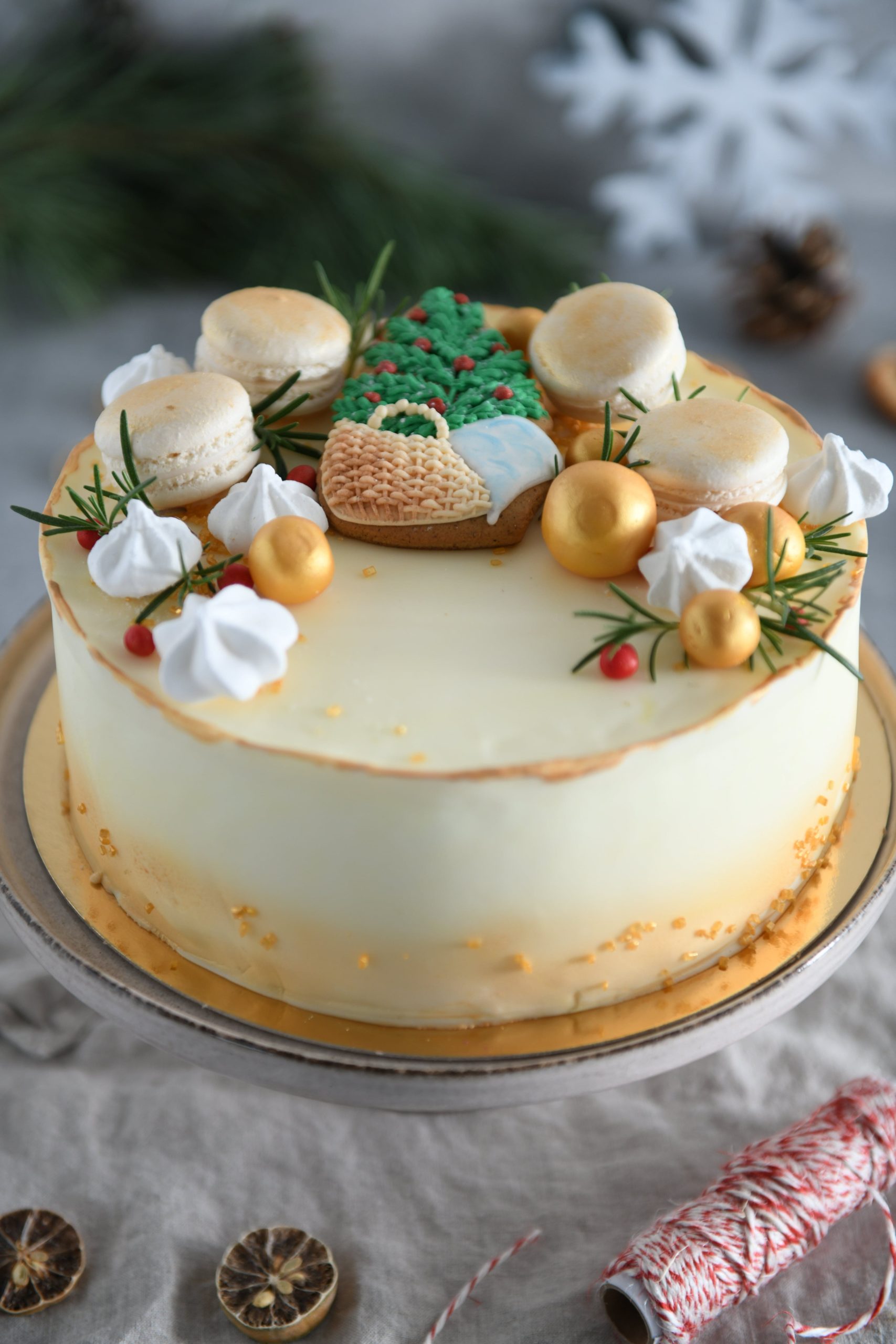 Vianočná torta. Cukráreň Nitra